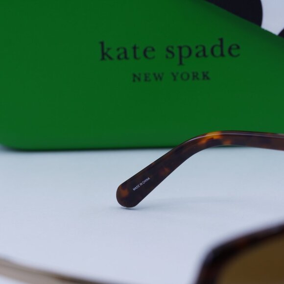 Kate Spade DARILYNN/P/S 0CX4 VW Butterfly Sunglasses - Havana / Brown Polarized main image 7